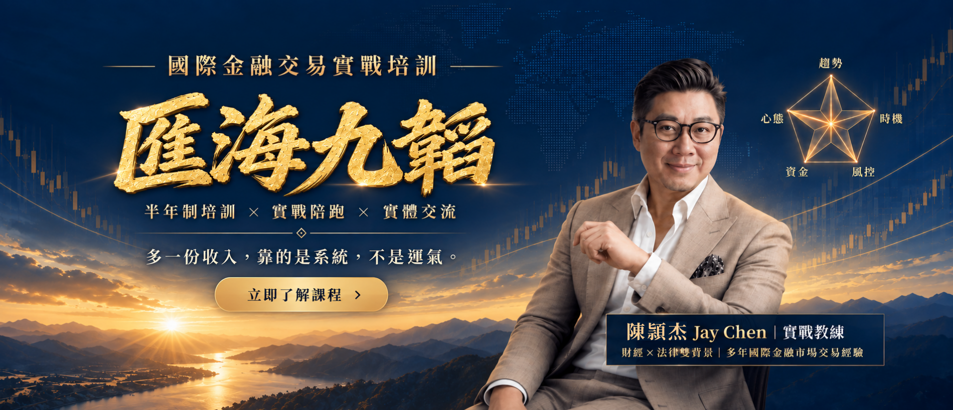 匯海九韜|半年制外匯交易實戰培訓 匯海九韜|半年制外匯交易實戰培訓